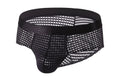 Men's Large Mesh Low Waist Wide Belt Briefs Meifu Market