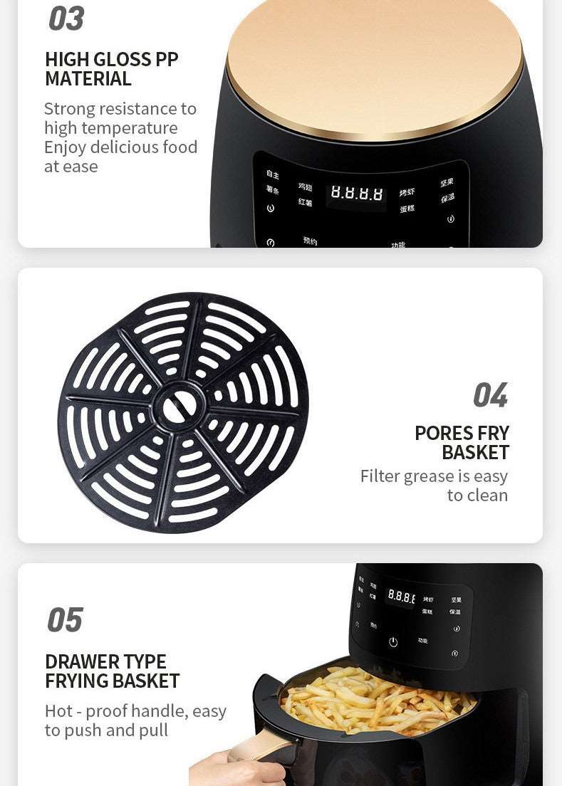 air fryer smart touch home electric fryer - Meifu Market