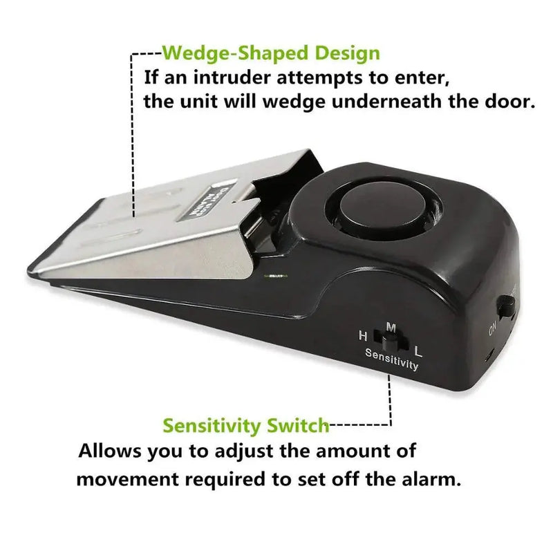 electronic door alarm | home security wedge | burglar alarm system | energy saving