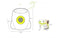 automatic dog ball launcher | interactive pet toy | durable plastic construction | ultrasonic cleaning
