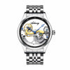 Automatic Mechanical Watch Creative Hollow Male Watch Generation Silicone Band Watch - Meifu Market