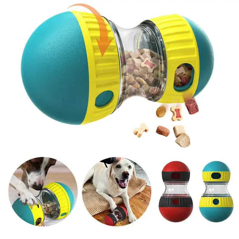 Food Dispensing Dog Toy Tumbler Leaky Food Ball Puzzle Toys Interactive Slowly Feeding Protect Stomach Increase Intelligence Pets Toy Pet Products Meifu Market