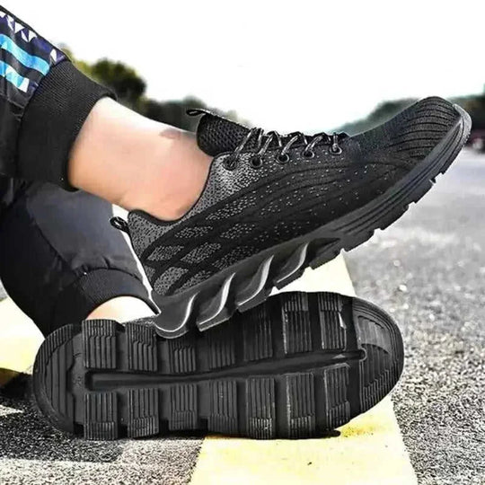 steel toe work boots | puncture resistant safety shoes | composite toe work sneakers | energy saving
