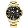 Mens Watches TEVISE Quartz Wrist Watch Waterproof Sport Business Gold Blue - available style options