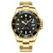 Mens Watches TEVISE Quartz Wrist Watch Waterproof Sport Business Gold Blue - available style options