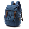 waterproof canvas backpack | 15-inch laptop compartment | vintage travel backpack | energy saving