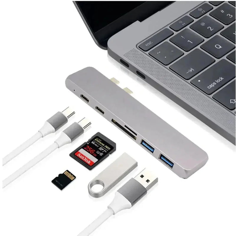 multi-port usb-c hub | aluminum alloy construction | 4k hdmi output | energy saving