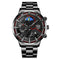 stainless steel case | office wear timepiece | free shipping offer | energy saving