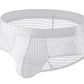Men's Large Mesh Low Waist Wide Belt Briefs Meifu Market