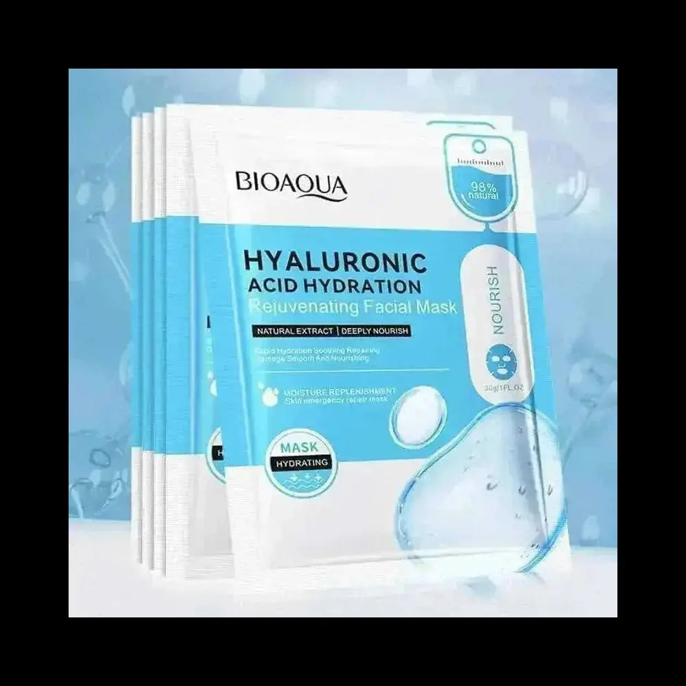 20pcs BIOAQUA Snail Hyaluronic Acid Face Mask skincare Moisturizing Anti Wrinkle Whitening Facial Masks Face Skin Care Pro...