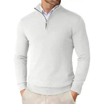Autumn Men's Season Zipper Sweater Ultra-thin Lightweight