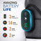 usb-c rechargeable heating pad | adjustable shoulder massage belt | heated muscle relaxation | ultrasonic cleaning