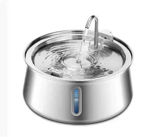 Pet Water Dispenser - 4L Stainless Steel Gravity Feeder for Dogs & Cats Meifu Market