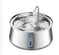Pet Water Dispenser - 4L Stainless Steel Gravity Feeder for Dogs & Cats Meifu Market