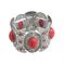 elastic turquoise bracelet | adjustable boho bangle | vintage tribal jewelry | energy saving