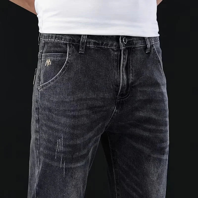 stretch denim jeans for men | lightweight summer jeans | breathable thin jeans | ultrasonic cleaning