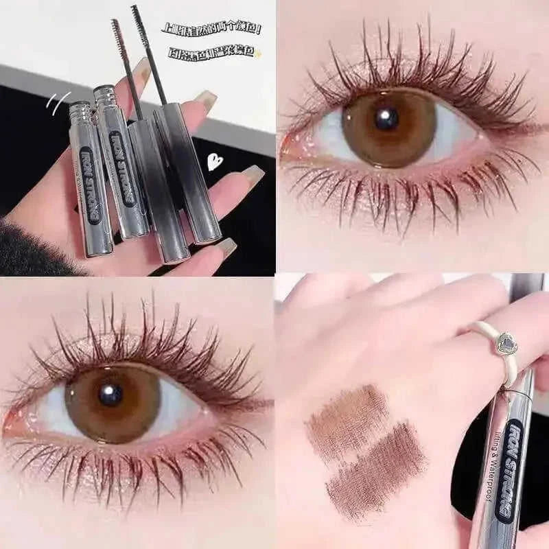 waterproof mascara small brush | 3d black brown eyelash mascara | volumizing waterproof mascara | energy saving