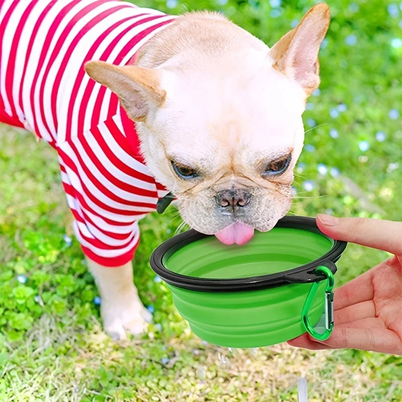 foldable pet bowl | portable dog food dish | tpr material pet bowl | ultrasonic cleaning