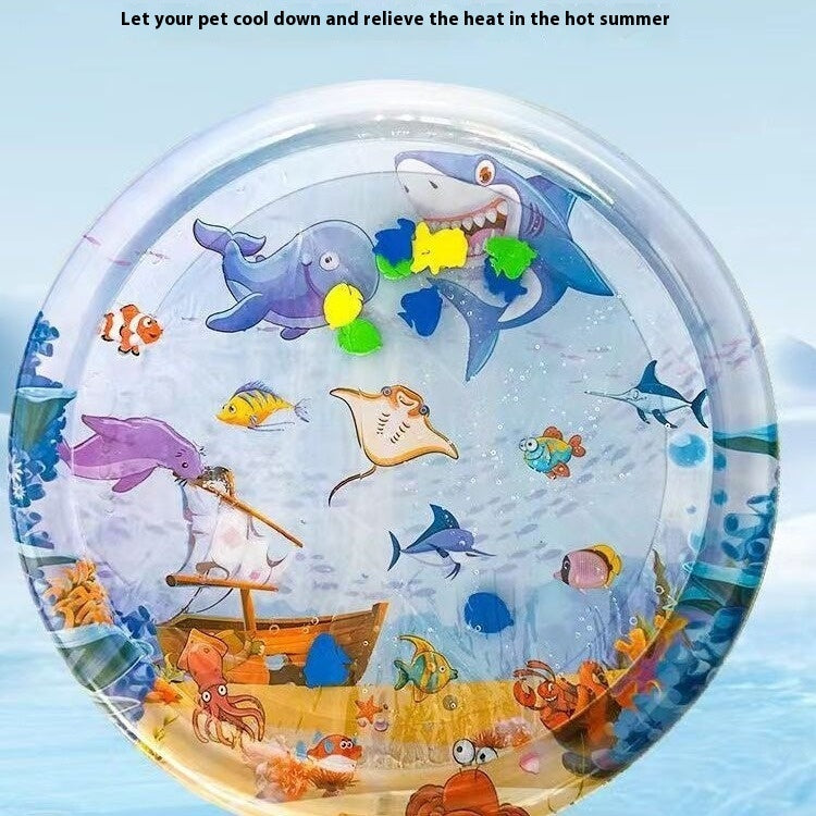 Summer Cooling Pet Water Bed Cushion Ice Pad Dog Sleeping Square Mat For Puppy Dogs Cats Pet Kennel Cool Cold Meifu Market