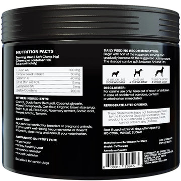 Do Not Sell On Amazon Eye Vitamins For Dogs Dog Vision Supplement For Tear Stains Dog Eye Care Immune Support Vitamin