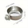 Premium Adjustable Stainless Steel Pet Bowl - Hanging Feeder for Growing Dogs - Durable, Space-Saving, Non-Slip Design for...