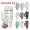 oz insulated tumbler with straw | stainless steel vacuum insulation | large capacity coffee mug | energy saving