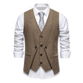 wool blend vest coat | formal dress vest | retro two piece coat | ultrasonic cleaning
