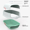 Litter Box Fully Enclosed Cat Toilet Meifu Market