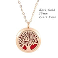 stainless-steel perfume pendant | tree of life necklace | womens diffuser jewelry | energy saving