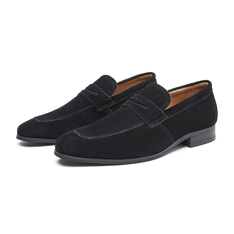 Summer Slip-on New Japanese Style Simple Suede Shoes Meifu Market