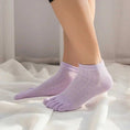 ultra-thin cotton socks | breathable toe socks for summer | moisture-wicking plain socks | ultrasonic cleaning