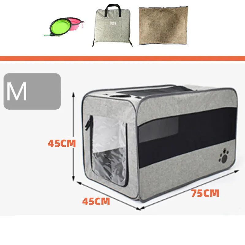 Pet Travel Carrier Bag Portable Pet Bag Folding Fabric Pet Carrier Travel Carrier Bag For Pet Cage With Locking Safety Zippers Meifu Market