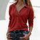Fabric Lapel Zipper Casual Long Sleeve Women Meifu Market