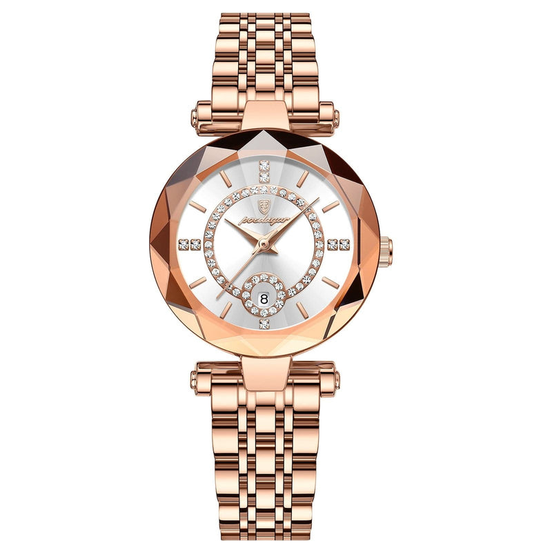 Women's Waterproof Alloy Watch Ultra-thin Fashion Quartz Watch 