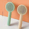 Groom Your Pet With Ease: 1pc Pet Grooming Brush With Stainless Steel Teeth & Dematting Comb For Dogs & Cats Grey - color ...
