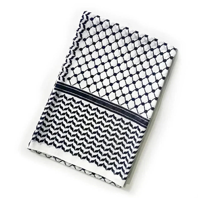 lightweight chiffon scarf | breathable plaid shawl | large square scarf | energy saving