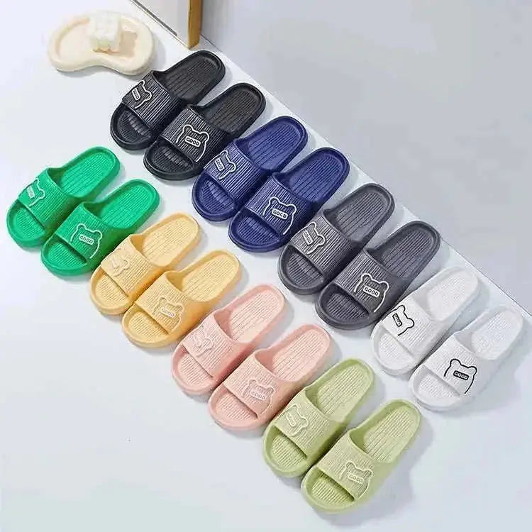 Cartoon Bear Shoes EVA Slippers Bathroom House Shoes - Meifu Market
