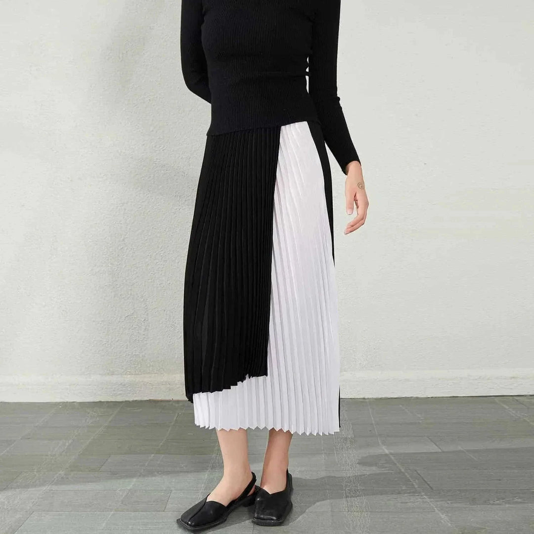 high-waist chiffon skirt | summer floral maxi skirt | lightweight chiffon fabric | energy saving