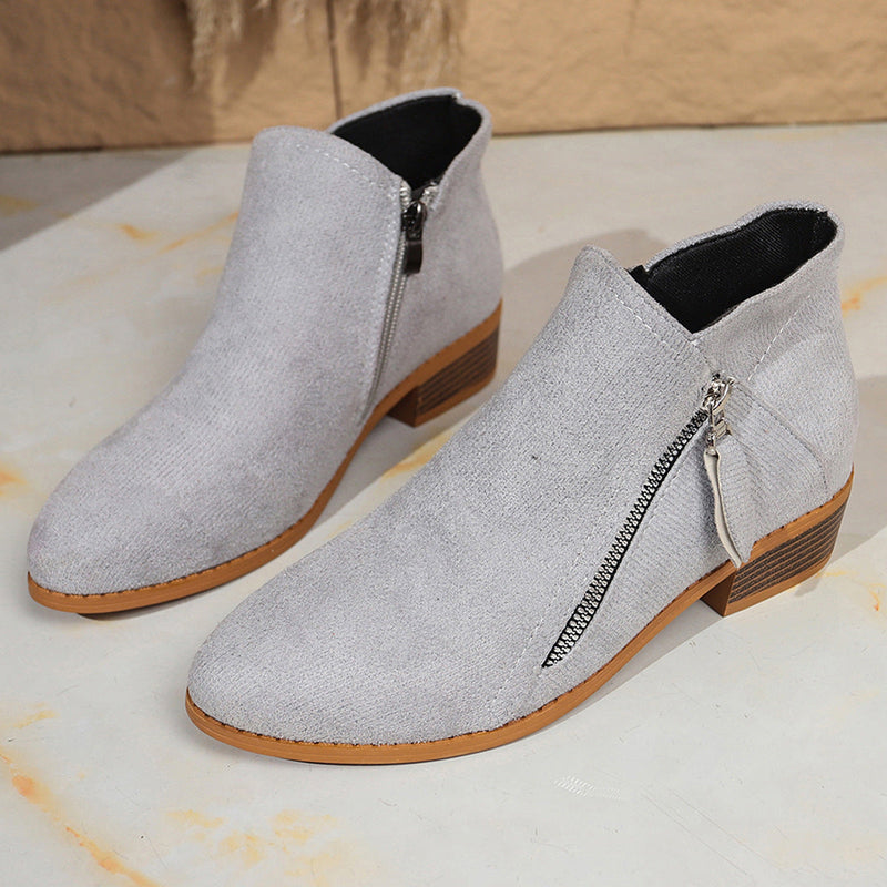 Suede European And American Style Women's Ankle Boots Meifu Market