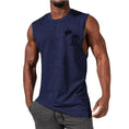 quick-dry fabric muscle tank | moisture-wicking workout vest | sleeveless athletic shirt for men | ultrasonic cleaning