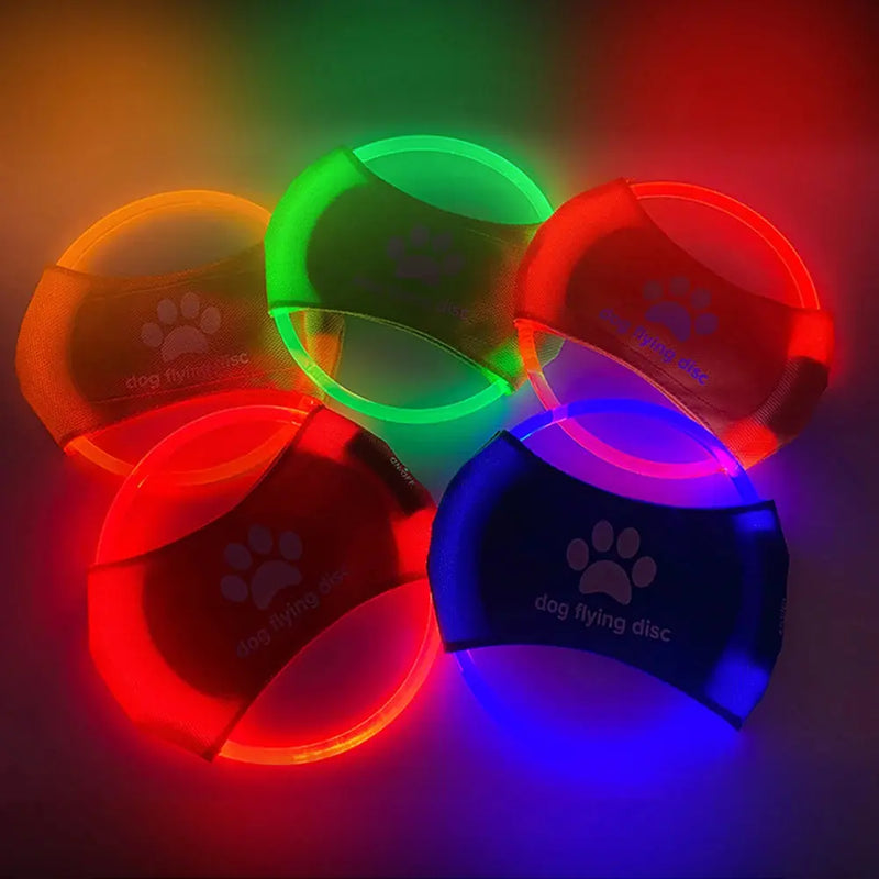 Dog Flying Discs Light Glowing LED LuminousTrainning Interactive Toys Game Flying Discs Dog Toy Pet Dog Accessories Pet Products Meifu Market