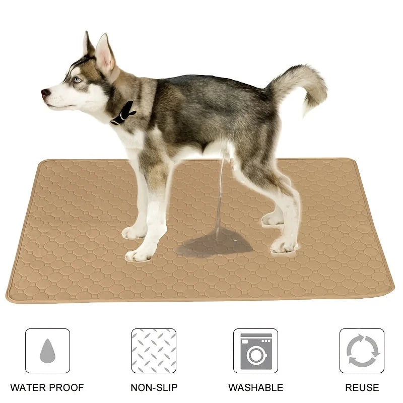 waterproof dog pee pad | reusable pet diaper | washable crib mat | ultrasonic cleaning