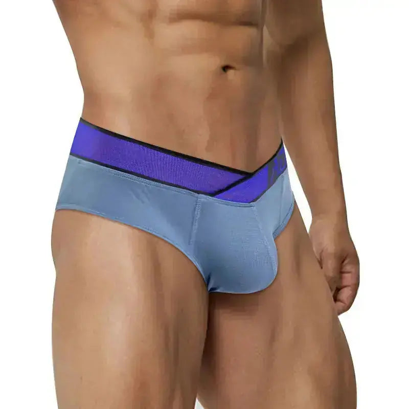 Men's Laser Gradient Belt Briefs meifu market