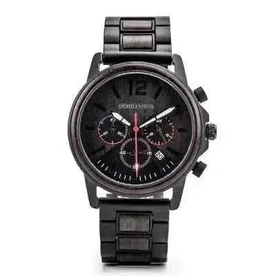 engraved gift for him | wedding anniversary gift | eco-friendly wood timepiece | energy saving