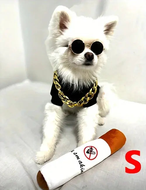 no smoking pet plush toy | cigarette shape dog toy | relaxing plush toy for pets | energy saving