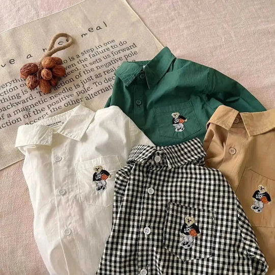 organic cotton long sleeve shirt | toddler casual clothing autumn | childrens long sleeve cotton shirt | energy saving