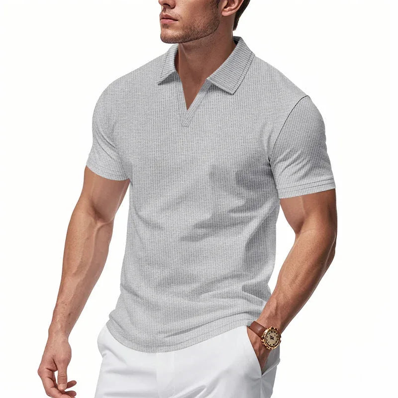 moisture-wicking fabric | breathable polo shirt | loose fit mens shirt | ultrasonic cleaning