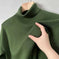 non-scratch merino wool | thermal turtleneck sweater | heavyweight knit sweater | ultrasonic cleaning