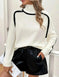 chunky knit sweater | oversized cable knit | soft acrylic blend | energy saving