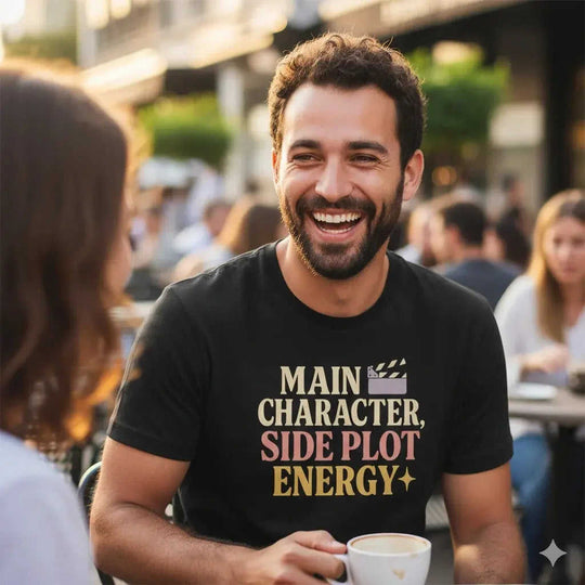 Mens Solid-Color Printed Cultural Shirt XL - side view showing details